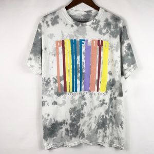 PINK FLOYD Tye-Dyed Short Sleeve Graphic Tee NWT L